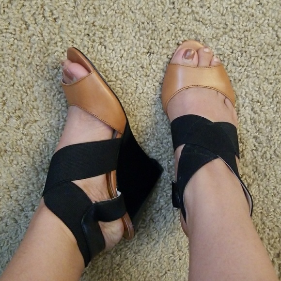 Michael Kors Shoes - Michael kors wedge sandals size 5